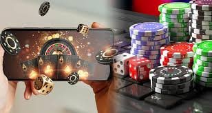 Casino card game table with chips and cards at Perya Casino Philippines